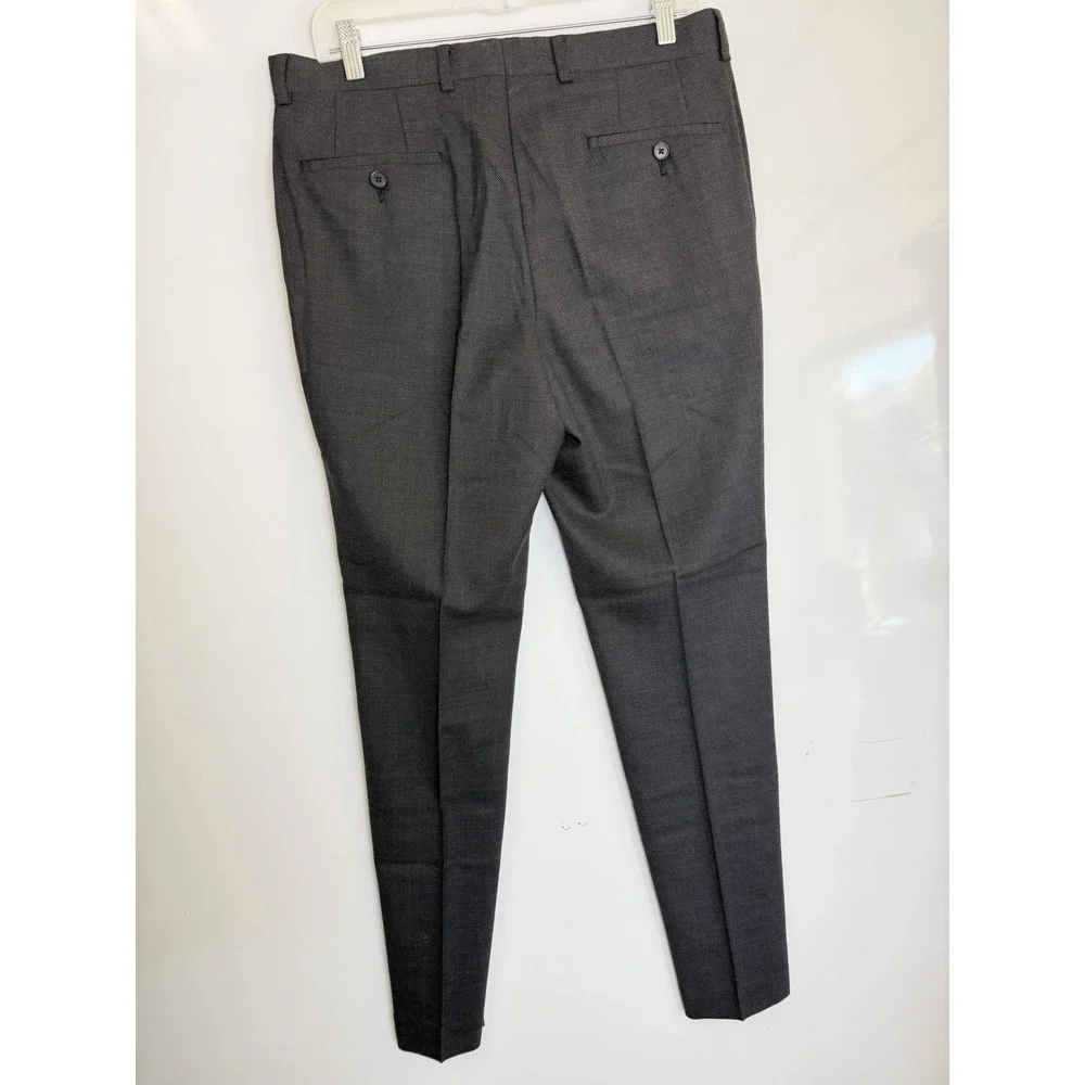 Original Penguin by Munsingwear Dress Pants Mens 33X32 Gray Wool Blend